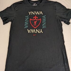 Nike Liverpool Logo Voice You’ll Never Walk Alone Tee Shirt Small